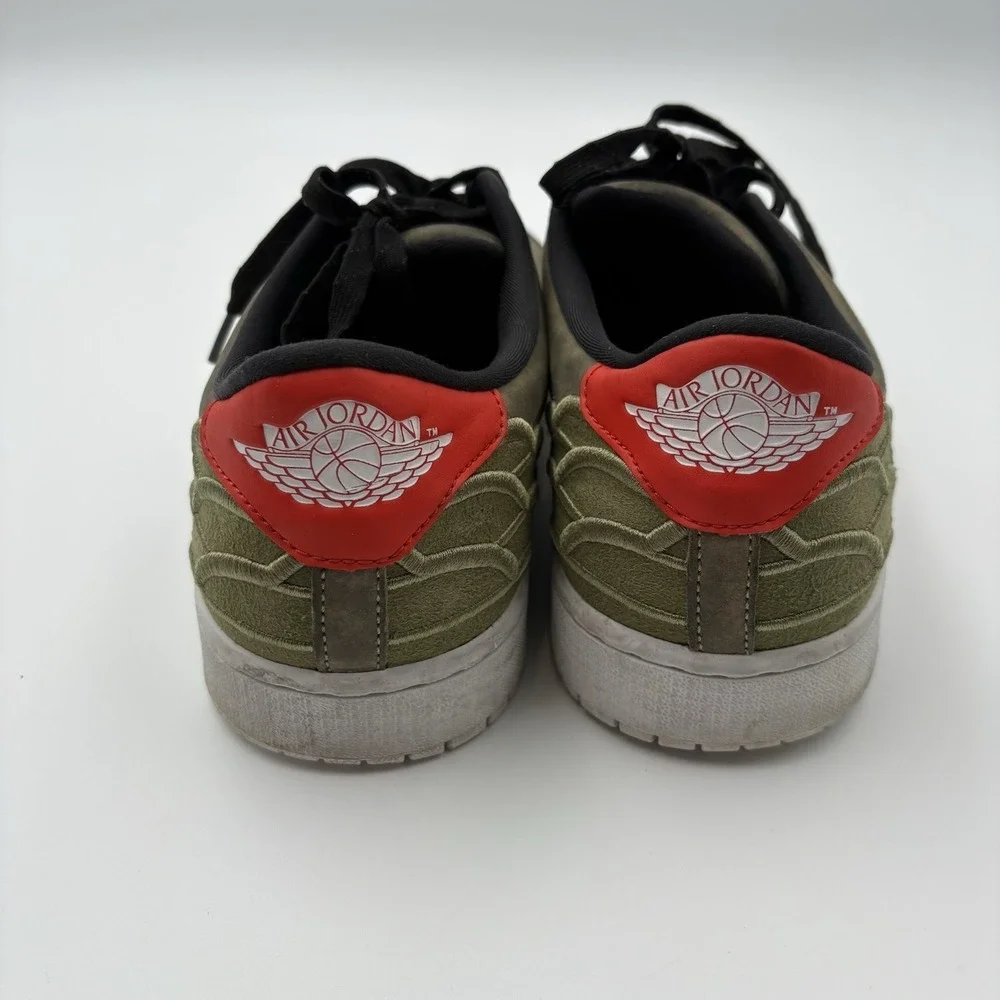 Jordan Centre Court Oil Green Olive Camo Low DJ2756-300 Men Size 12 Sneaker